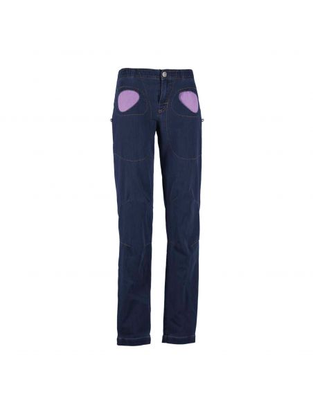 E9S25DTR024BLUE Pantalones Onda Denim Mujer Blue - Fabbrica Ski Sises Biella