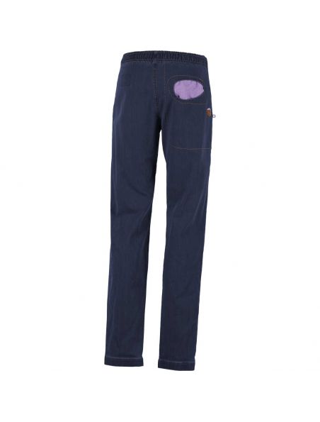E9S25DTR024BLUE Pantalones Onda Denim Mujer Blue - Fabbrica Ski Sises Biella
