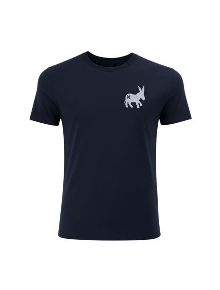SENSATSHIRTMBLU Camiseta Classic Logo Hombre Blue Navy - Fabbrica Ski Sises Biella