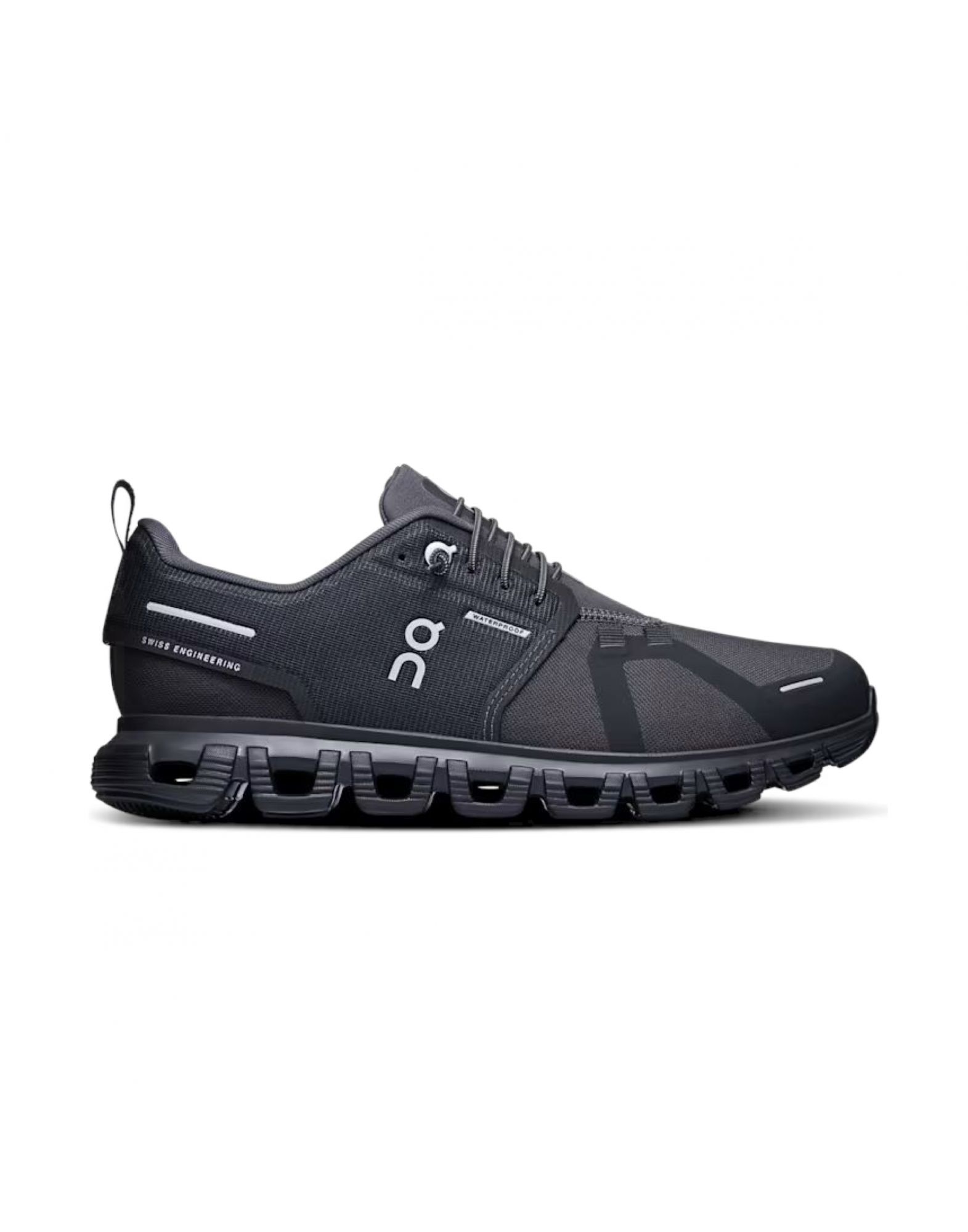 ON3WF10051043 Baskets Cloud 6 Waterproof Femme Black/Black - Fabbrica Ski Sises Biella