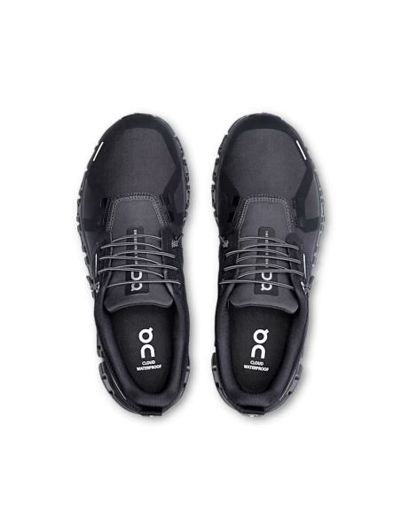 ON3WF10051043 Baskets Cloud 6 Waterproof Femme Black/Black - Fabbrica Ski Sises Biella