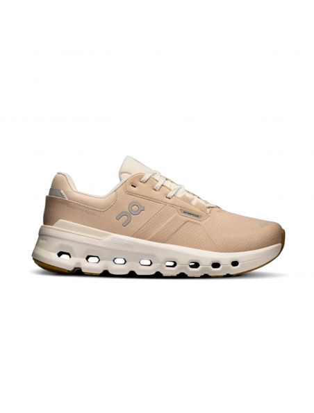 ON3WE10144286 Baskets Cloudrunner 2 Waterproof Femme Sand/Dew - Fabbrica Ski Sises Biella