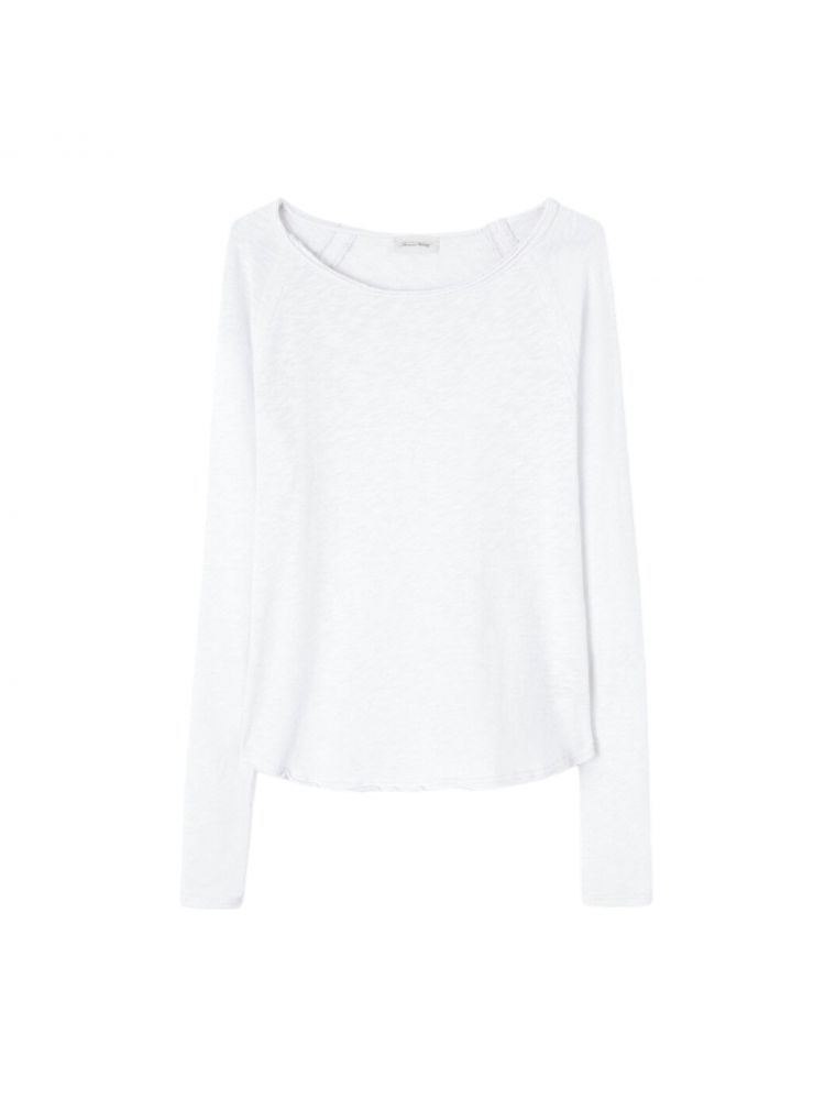 AMERICAN VINTAGE Maglia Sonoma Donna White - Fabbrica Ski Sises Biella
