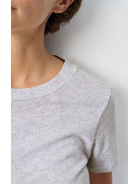 AMERSON28GH25ANTIQUE Camiseta Sonoma Mujer Arctic Melange - Fabbrica Ski Sises Biella