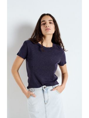 AMERICAN VINTAGE T-shirt Sonoma Donna Navy Blue Vintage - Fabbrica Ski Sises Biella