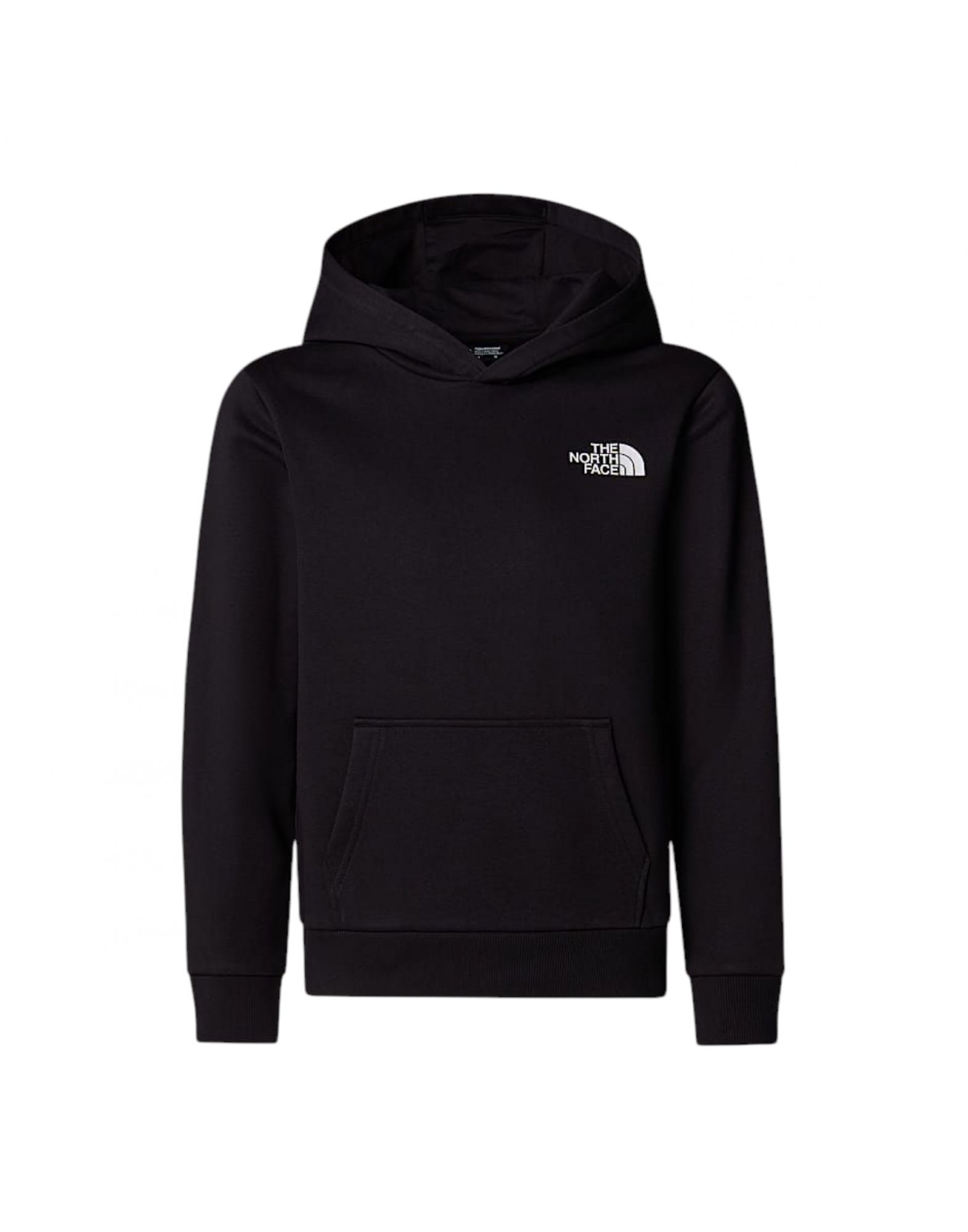 NORTNF0A8AXVJK31 Junior Simple Dome Hoodie Sweater Black - Fabbrica Ski Sises Biella