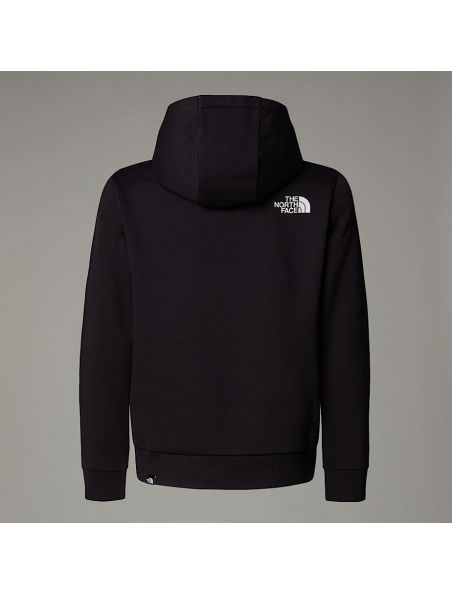 NORTNF0A8AXVJK31 Junior Simple Dome Hoodie Sweater Black - Fabbrica Ski Sises Biella