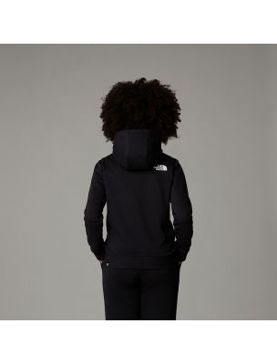 NORTNF0A8AXVJK31 Junior Simple Dome Hoodie Sweater Black - Fabbrica Ski Sises Biella