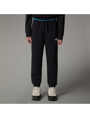 NORTNF0A8BHTJK31 Junior Jogger Regular Trousers Black - Fabbrica Ski Sises Biella