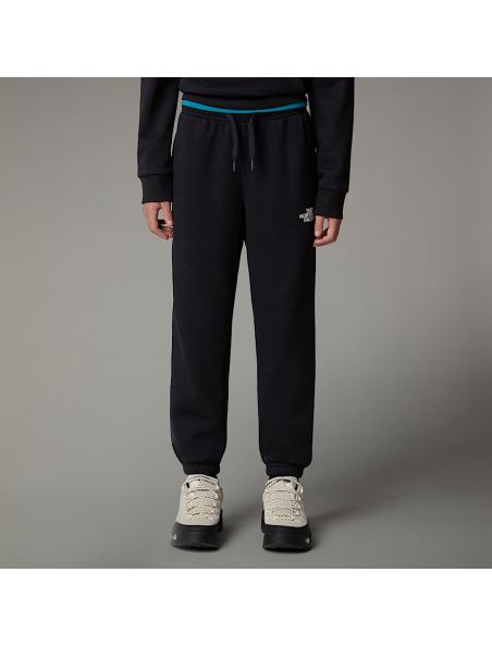 NORTNF0A8BHTJK31 Junior Jogger Regular Trousers Black - Fabbrica Ski Sises Biella