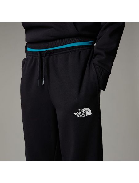 NORTNF0A8BHTJK31 Junior Jogger Regular Trousers Black - Fabbrica Ski Sises Biella