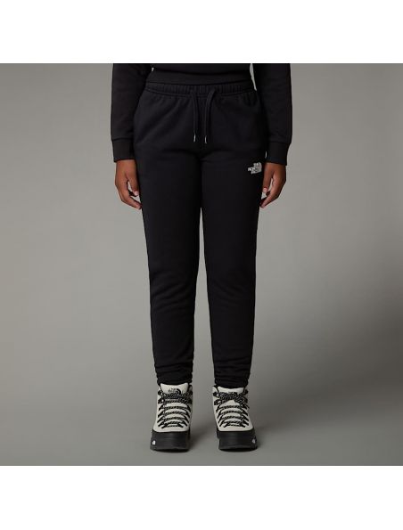 NORTNF0A8BHTJK31 Junior Jogger Regular Trousers Black - Fabbrica Ski Sises Biella