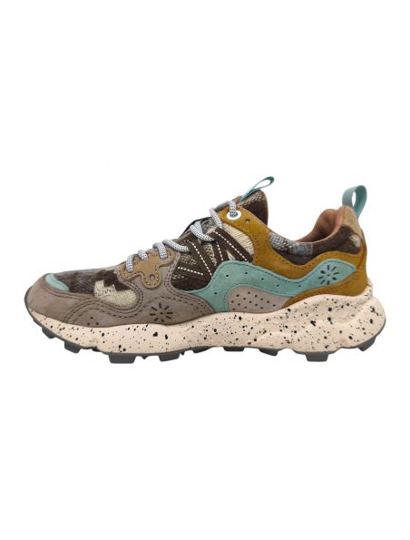 FLOW0012017817512D79 Women's Yamano 3 Woolen Shoes Taupe/Milk/Mustard - Fabbrica Ski Sises Biella