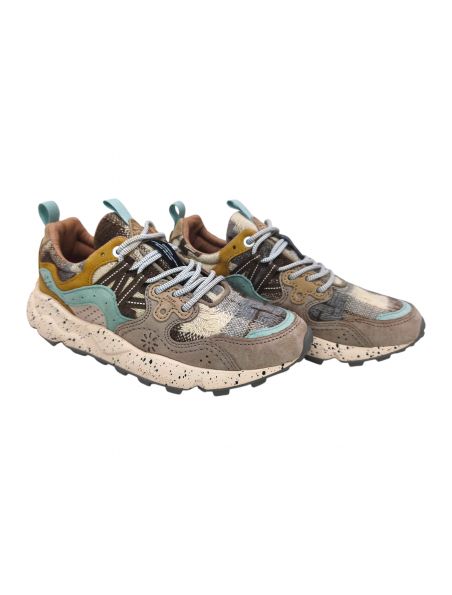 FLOW0012017817512D79 Women's Yamano 3 Woolen Shoes Taupe/Milk/Mustard - Fabbrica Ski Sises Biella