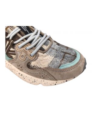FLOW0012017817512D79 Women's Yamano 3 Woolen Shoes Taupe/Milk/Mustard - Fabbrica Ski Sises Biella