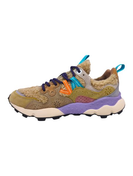 FLOW0012017817301E11 Women's Yamano 3 Teddy Shoes Beige/Multi - Fabbrica Ski Sises Biella