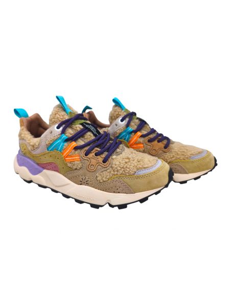 FLOW0012017817301E11 Women's Yamano 3 Teddy Shoes Beige/Multi - Fabbrica Ski Sises Biella