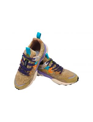 FLOW0012017817301E11 Women's Yamano 3 Teddy Shoes Beige/Multi - Fabbrica Ski Sises Biella