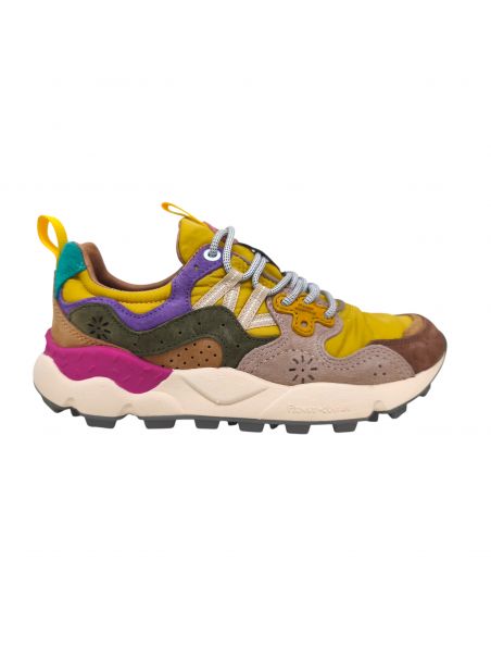 FLOW0012017817011B80 Women's Yamano 3 Shoes Brown/Grey/Mustard - Fabbrica Ski Sises Biella