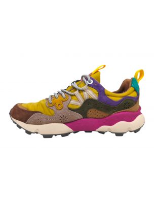 FLOW0012017817011B80 Women's Yamano 3 Shoes Brown/Grey/Mustard - Fabbrica Ski Sises Biella