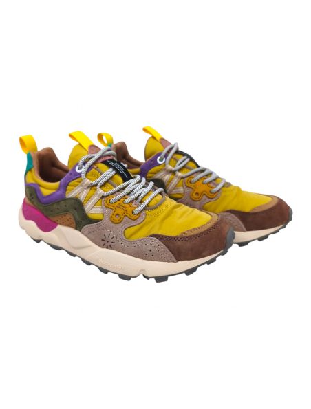 FLOW0012017817011B80 Women's Yamano 3 Shoes Brown/Grey/Mustard - Fabbrica Ski Sises Biella