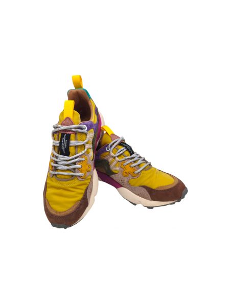 FLOW0012017817011B80 Women's Yamano 3 Shoes Brown/Grey/Mustard - Fabbrica Ski Sises Biella