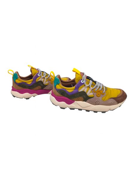FLOW0012017817011B80 Women's Yamano 3 Shoes Brown/Grey/Mustard - Fabbrica Ski Sises Biella