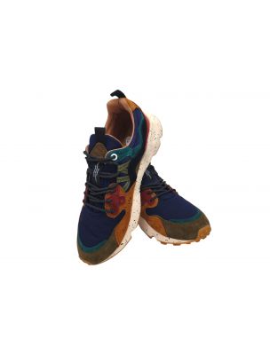 FLOW0012017818012B32 Yamano 3 Shoes Deep Mud/Light Brown/Navy - Fabbrica Ski Sises Biella