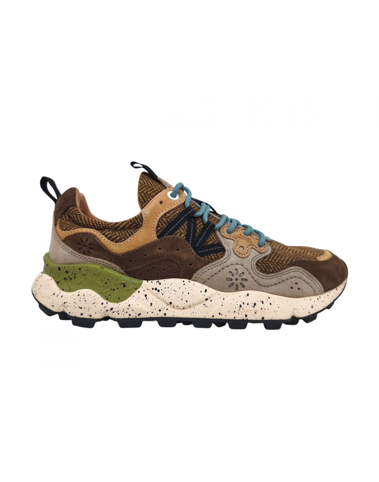 FLOW0012017816503B64 Men's Yamano 3 Woolen Knitt Shoes Dark Grey/Mud/Light Brown - Fabbrica Ski Sises Biella