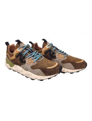 FLOW0012017816503B64 Men's Yamano 3 Woolen Knitt Shoes Dark Grey/Mud/Light Brown - Fabbrica Ski Sises Biella