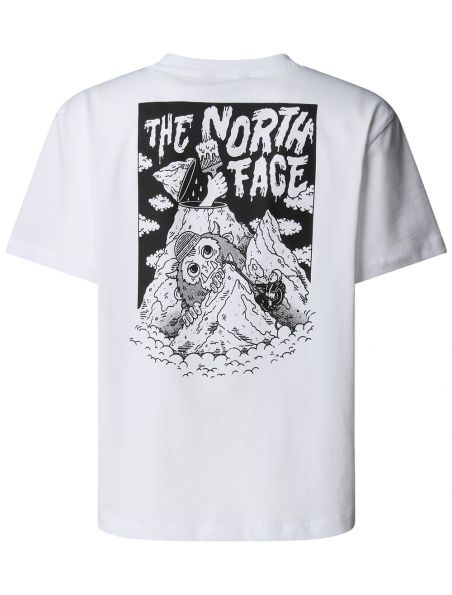 NORTNF0A8EAKFN41 Boy Oversize T-shirt White - Fabbrica Ski Sises Biella