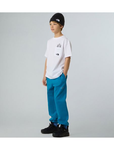 NORTNF0A8EAKFN41 Boy Oversize T-shirt White - Fabbrica Ski Sises Biella