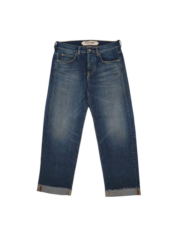 ROY ROGERS Pantaloni New Oskar Old Glory Donna Denim Raritan - Fabbrica Ski Sises Biella