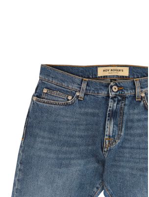 ROY ROGERS Pantaloni Cult Uomo Leland Denim - Fabbrica Ski Sises Biella