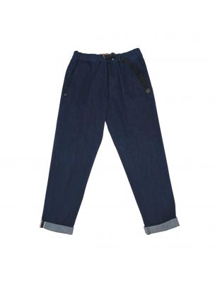 WHIT25WSU66341037 Men's Greg Jeans Trousers Denim Blue - Fabbrica Ski Sises Biella