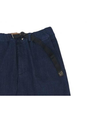 WHIT25WSU66341037 Men's Greg Jeans Trousers Denim Blue - Fabbrica Ski Sises Biella