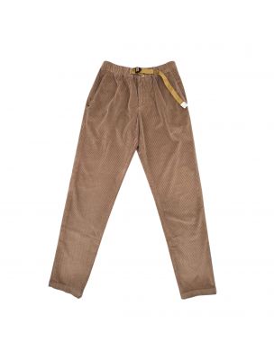 WHIT25WSU6618128 Men's Greg Velluto Trousers Peanut - Fabbrica Ski Sises Biella