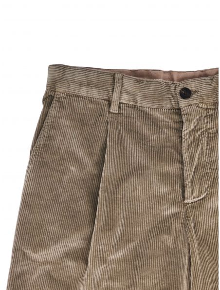 WHIT25WSU0418127 Pantalones Greg Velluto Hombre Sage - Fabbrica Ski Sises Biella