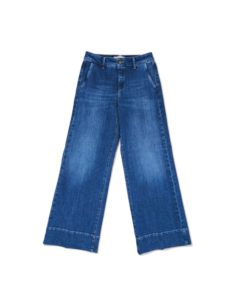 DONTEVA907XJB03 Pantalones Eva Mujer Jeans Denim - Fabbrica Ski Sises Biella