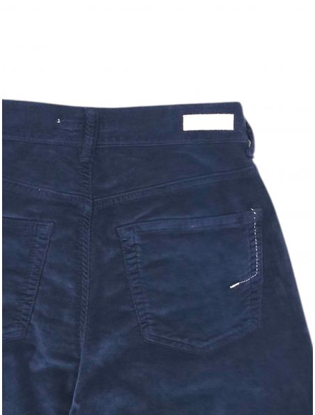 DONTLILYDYEDXV01040 Women's Lily Trousers Blu Notte - Fabbrica Ski Sises Biella