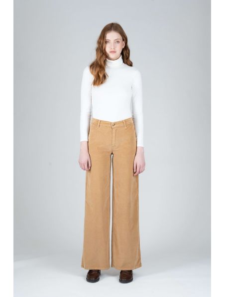 DON'T FORGET ME Pantaloni Lily Donna Camel - Fabbrica Ski Sises Biella