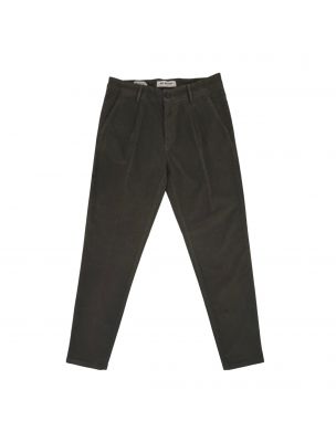 ROY ROGERS Pantaloni Day Off Velvet Uomo Moss - Fabbrica Ski Sises Biella