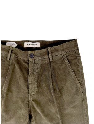 ROY ROGERS Pantaloni Day Off Velvet Uomo Moss - Fabbrica Ski Sises Biella