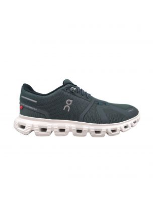 ON3MF10072841 Men's Cloud 6 Shoes Olive/Evergreen - Fabbrica Ski Sises Biella