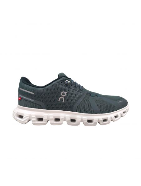 ON3MF10072841 Men's Cloud 6 Shoes Olive/Evergreen - Fabbrica Ski Sises Biella