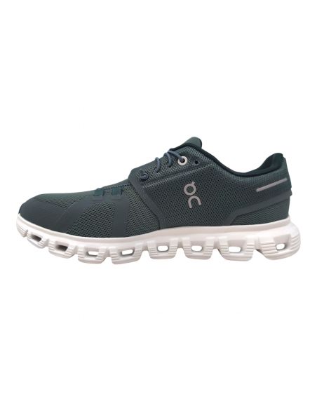 ON3MF10072841 Men's Cloud 6 Shoes Olive/Evergreen - Fabbrica Ski Sises Biella