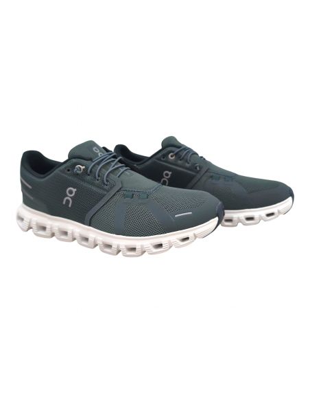 ON3MF10072841 Men's Cloud 6 Shoes Olive/Evergreen - Fabbrica Ski Sises Biella