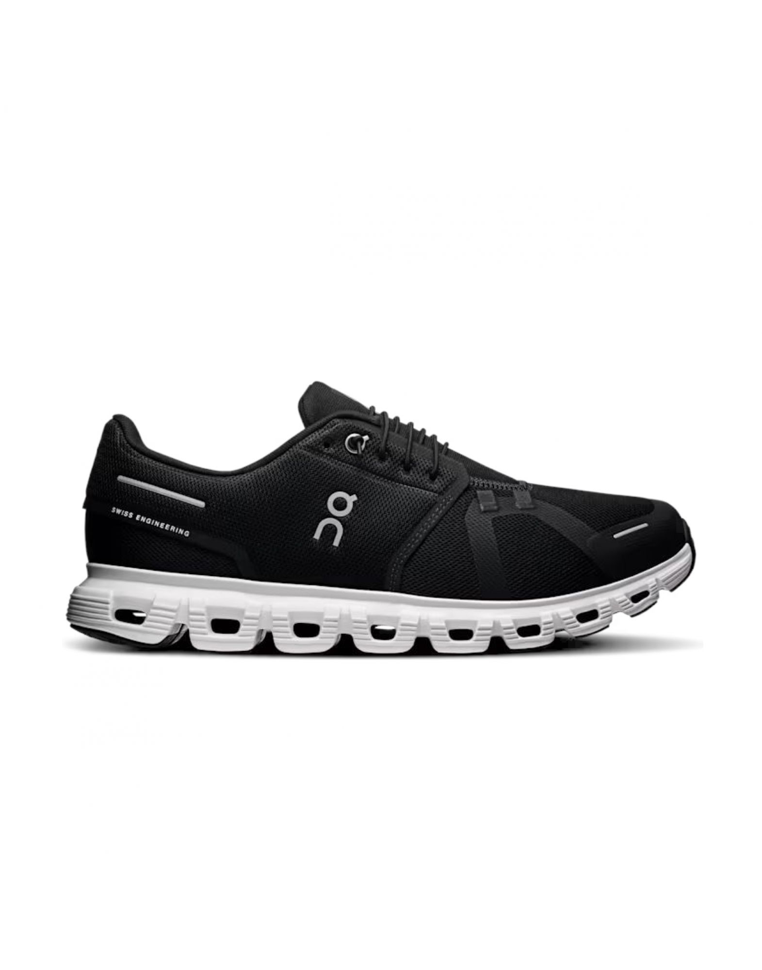 ON3MF10070299 Mann Cloud 6 Turnschuhe Black/White - Fabbrica Ski Sises Biella