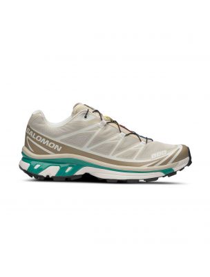 SALOL47864300 Women's XT-6 Shoes Rainy Day/Chinchilla/Dynasty Green - Fabbrica Ski Sises Biella