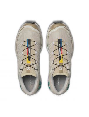 SALOL47864300 Women's XT-6 Shoes Rainy Day/Chinchilla/Dynasty Green - Fabbrica Ski Sises Biella